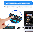 USB-хаб XON SmartHub Switch 4хUSB2.0 Чорний (UHASP040042B 5016), фото 5