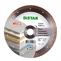 Круг алмазный отрезной DISTAR 1A1R 200 х 25.4 х 1.3 мм Hard Ceramics Advanced для плиткореза