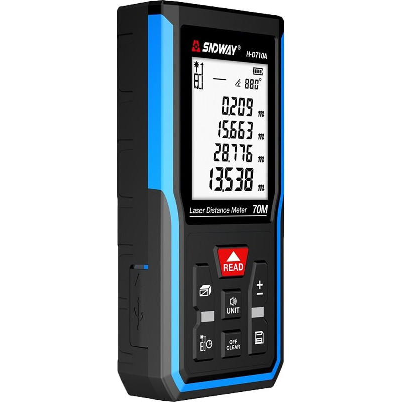 Лазерний далекомір Sndway H-D710A, 70 м, фото 1