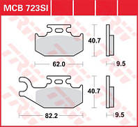 Тормозные колодки LUCAS MCB723SI