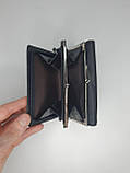 Жіночий гаманець середнього розміру Saralyn 6199 з еко-шкіри на кнопці, фото 4