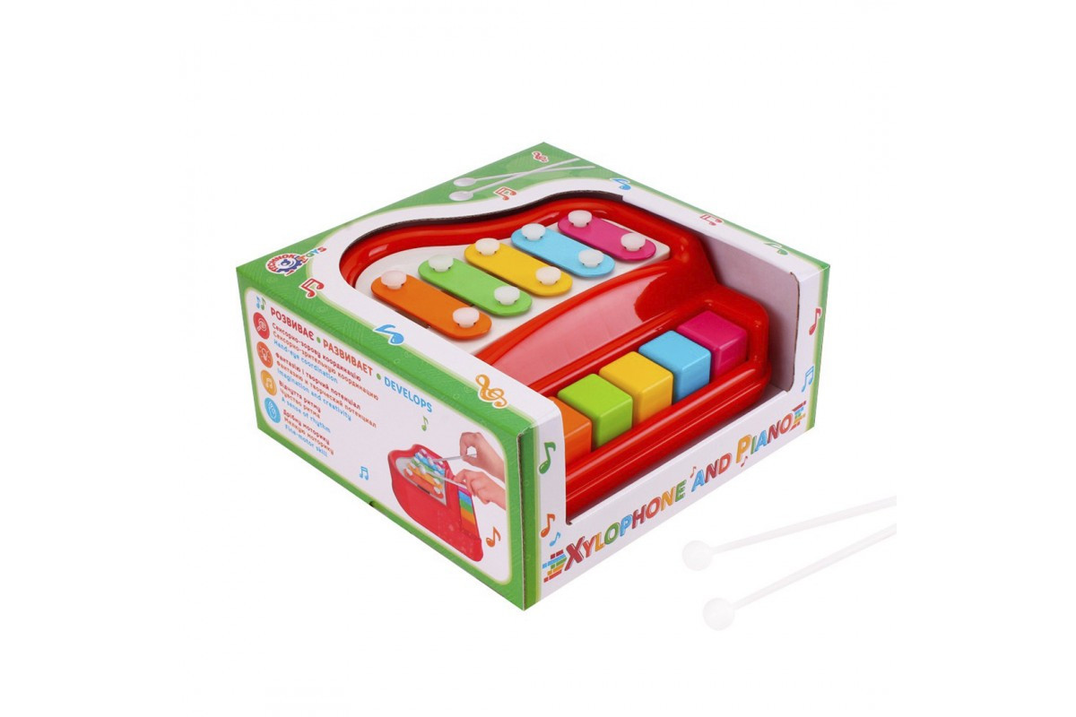 Іграшка «Ксилофон - фортепіано ТехноК», арт.8201, шт, фото 1
