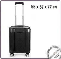 Валіза Aero TM Columbus, 55 х 37 х 22 см, 2,7 кг, чорний (1312-08)