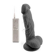 Вібратор на присоску Mr. Rude Buzzer Black 8.5, фото 4