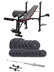 Набір Elitum Titan 68 кг + лава Hop-Sport 1055 PRO