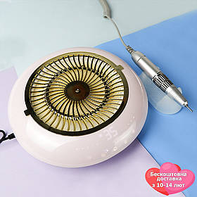 Фрезер для манікюру JMD-803 Pro 60 Вт з витяжкою 2 в 1 сенсорний манікюрний апарат для зняття гель лаку з фрезами