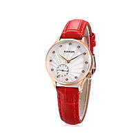 Часы Guanqin GS19052 CL Gold-White-Red (GS19052GWR)