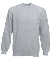 Свитшот Fruit of the Loom Classic raglan sweat S Серо-Лиловый (062216094S)