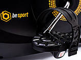 Велотренажер Besport BS-10201B WINNER магнітний чорно-жовтий, фото 6