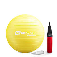 Фітбол Hop-Sport 55cm HS-R055YB yellow + насос