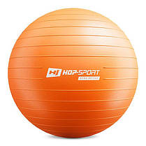 Фітбол Hop-Sport 65cm HS-R065YB orange + насос, фото 2