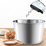 Міксер кухонний ZP-052 з металевою чашею 2 л з підставкою 7 режимів, фото 10