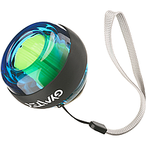 Гіроскопічний тренажер Gymtek Power Ball голубий, фото 2