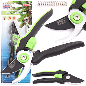 Садові ножиці, секатор Bass Polska 8881 для обрізання кущів та гілок