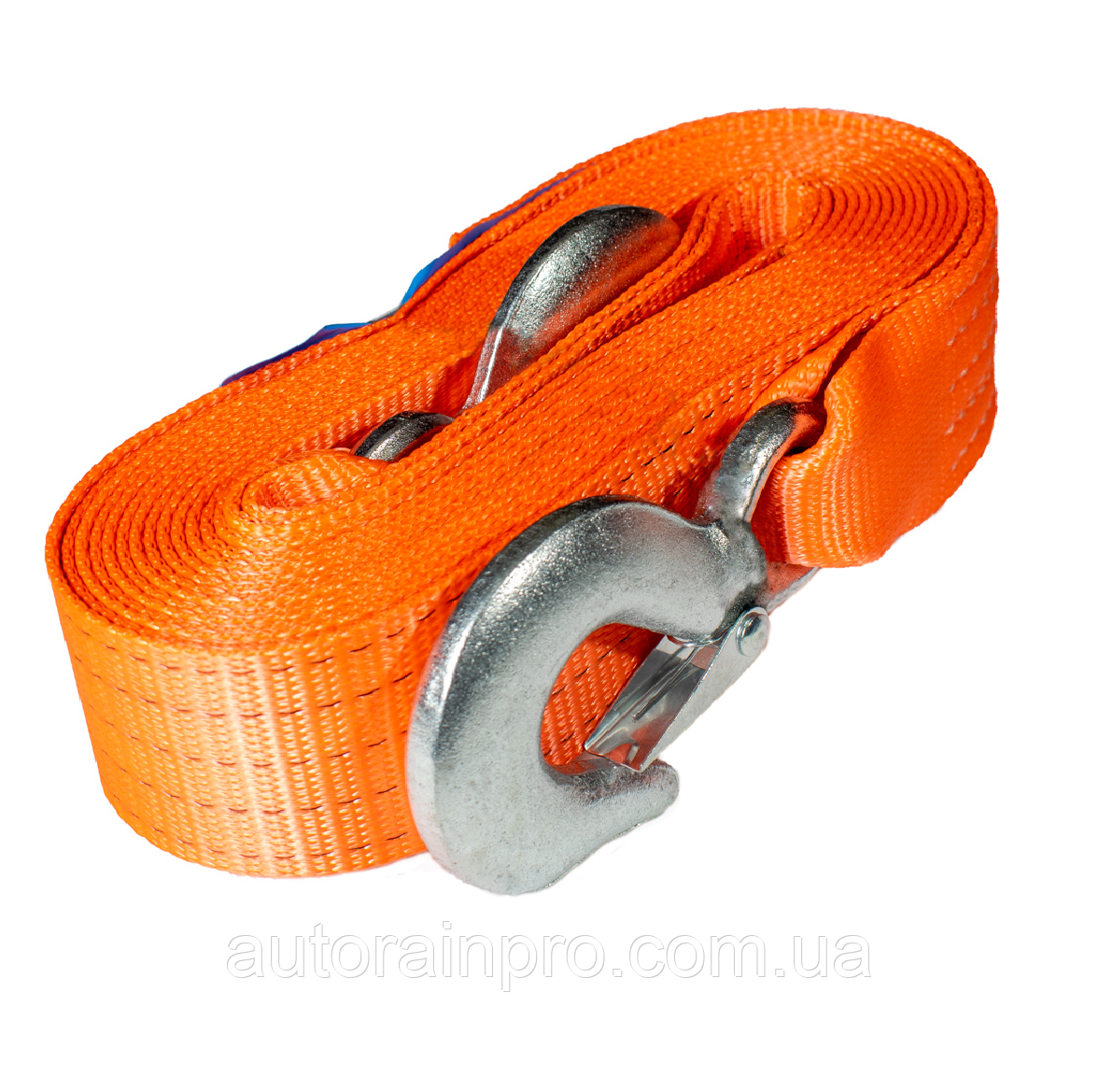 Буксирувальний трос 2 т 6 метрів автомобільний гак-гак, фото 1