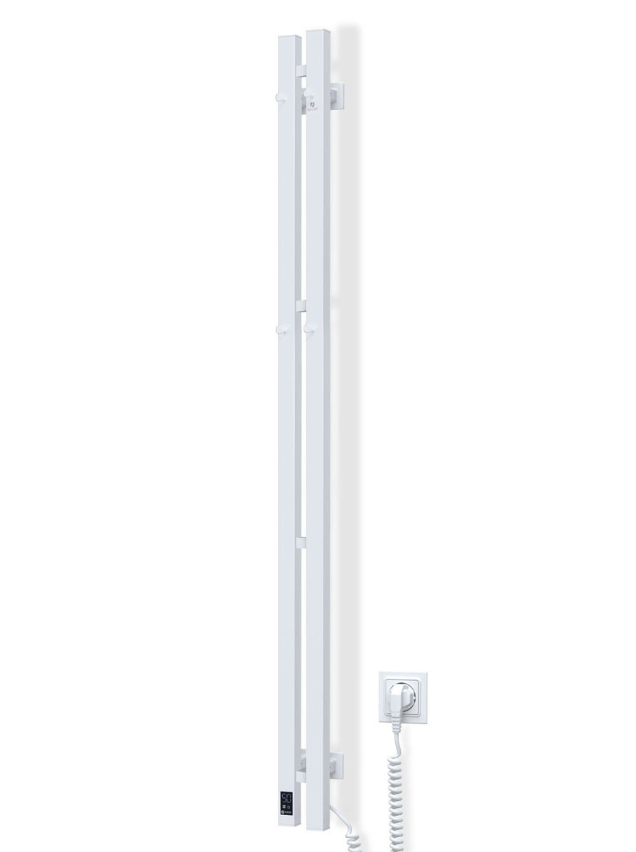 Рушникосушка Navin Силует Квадро 90х1500 Sensor права, біла 12-134053-0915