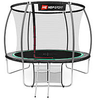 Батут Hop-Sport Premium 10ft (305cm) black/green з внутрішньою сіткою, фото 4