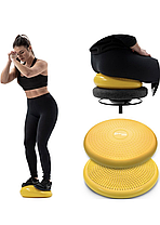 Балансувальна подушка Hop-sport HS-R034BC жовта, фото 5