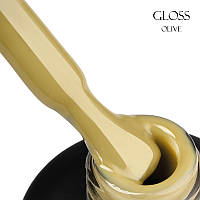 Кольорова база GLOSS Color Base Gel Olive, 11 мл