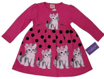 Сукня  для дівчинки Котики Deco на зріст 110 см Рожева (1115)