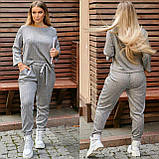 Жіночий весняний брючний костюм великого розміру новинка 2023, фото 3