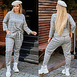 Жіночий весняний брючний костюм великого розміру новинка 2023, фото 5