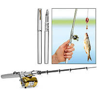 Складная походная мини-удочка Fishing Rod In Pen Case (258476)