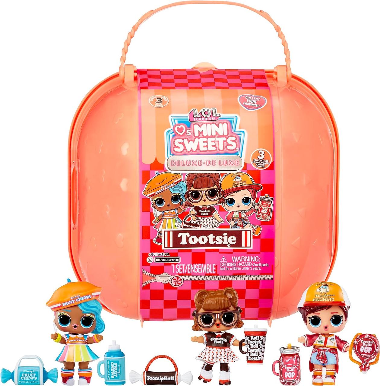 Ігровий набір ЛОЛ Кейс-Чемодан Тутсі L.O.L. Surprise! Loves Mini Sweets S3 Deluxe-Tootsie 593126