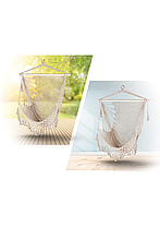 Крісло-гамак Outtec Boho підвісне бежевий, фото 5