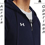 Кофта худі чоловіча Under Armour (Андер Армор) UA Rival Fleece Full-Zip з Англії, фото 6
