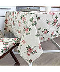 Скатертина на стіл Глорія Квіти 85х85 см Прованс