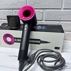 Фен для волосся Super Hair Dryer F-602 аналог Dyson Дайсон HD07 Supersonic / Fuchsia Фуксія