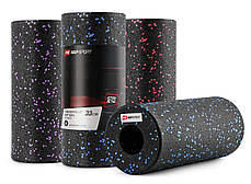 Роллер масажер гладкий HS-P033YG EPP 33 см red, фото 2