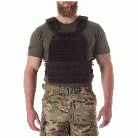 Плитоноска 5.11 TACTEC PLATE CARRIER Black ,тактический прочный чехол для бронижилета черный НАТО для полиции