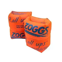 Детские нарукавники Zoggs Roll-Ups для плавания для детей от 1 до 6 лет до 25 кг оранжевые