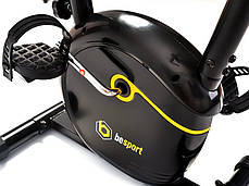Велотренажер Besport BS-0801 Speed магнітний чорно-жовтий, фото 3
