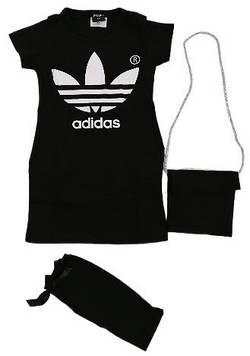 Сукня Adidas у наборі сумочка та гетри, зріст 98, 104, 110, 122 см.