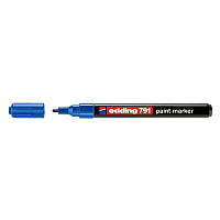 Маркер краска синий 1-2 мм, Edding 791 Paint Marker