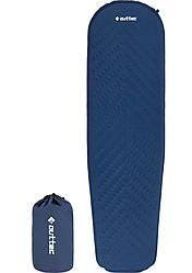 Самонадувний килимок Outtec 183x52x3,5 см зимовий синій