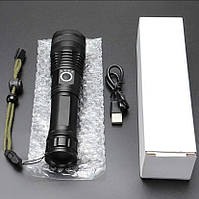 Потужний світлодіодний ліхтар XHP50 ZOOM Чорний