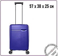 Валіза Ocean TM Columbus, 57 х 38 х 25 см, 2,7 кг, синій (1305-55)