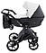 Коляска 2 в 1 Bair Kiwi Plus ECO BKP-51/15 білий / чорний, фото 4