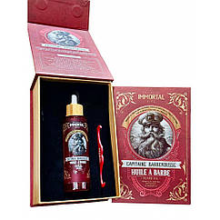 Набір подарунковий для догляду за бородою Immortal Capitane Barberhouse Beard Oil