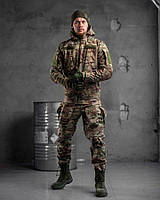 Осенний штурмовой костюм мультика софтшел SHARK, осенняя военная форма мультикам с утяжками и карманами