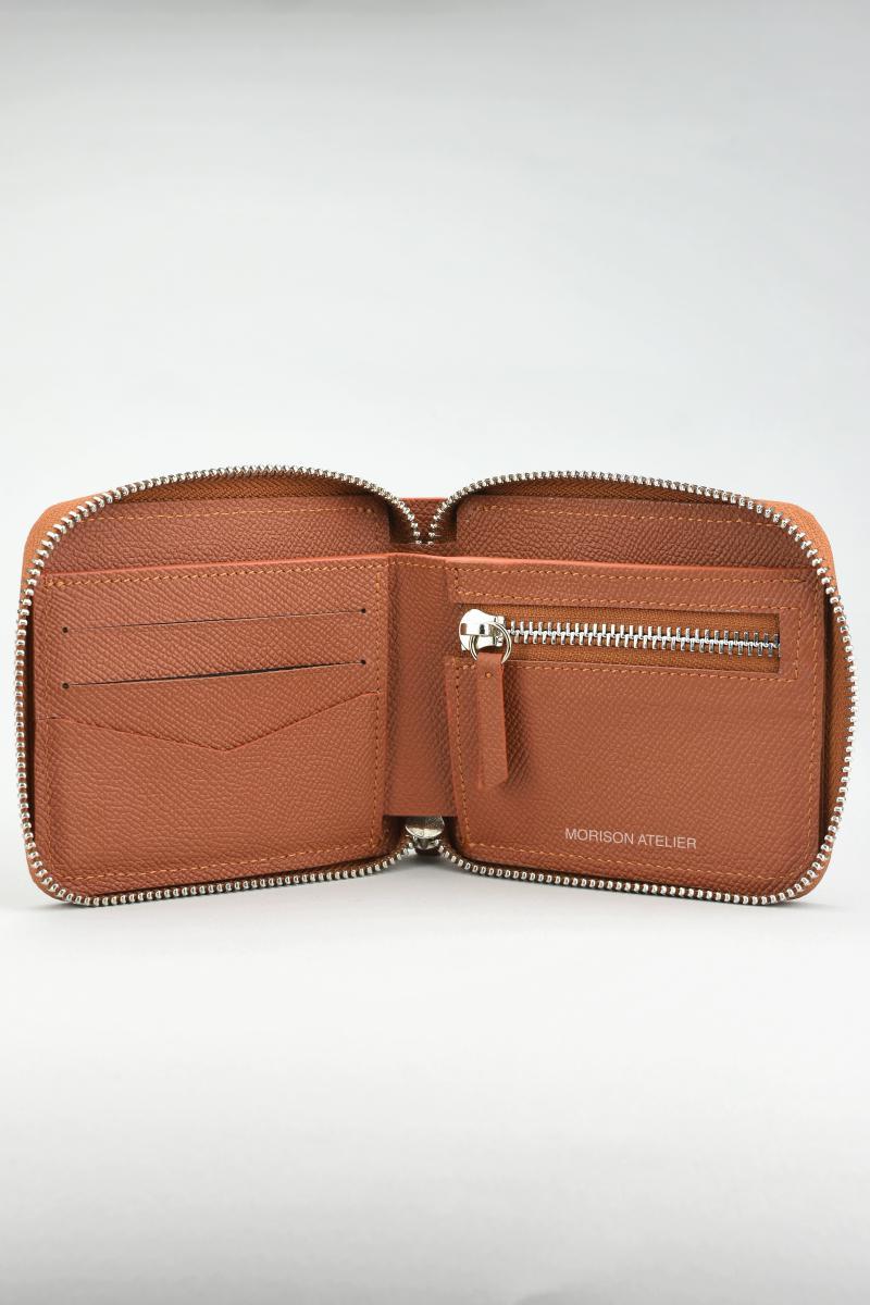 Жіночий компактний гаманець "Agnes" з можливістю персоналізації з натуральної шкіри, фото 1