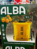 Обприскувач садовий ALBA Spray 10 літрів (ранцевий, акумуляторний)