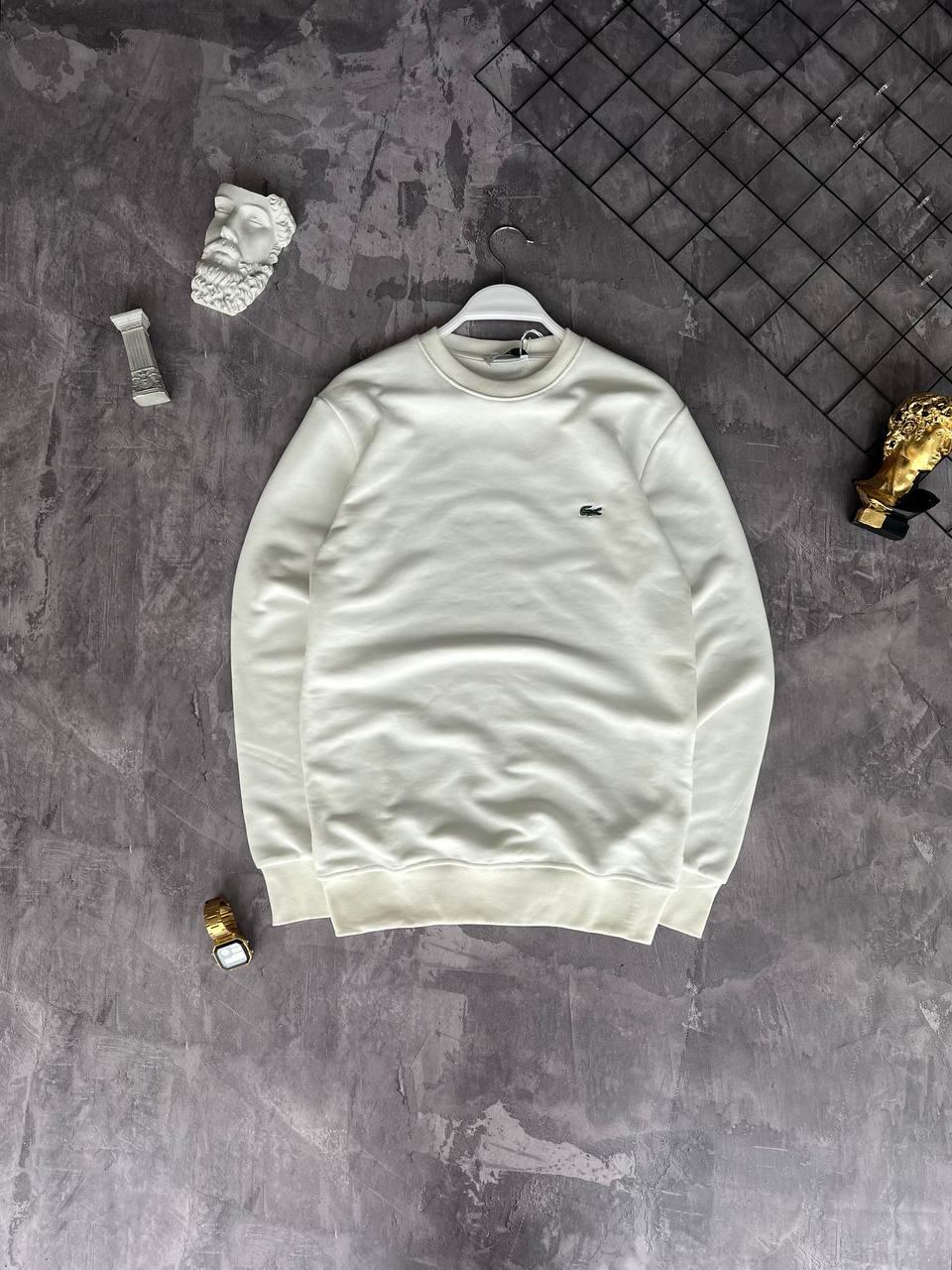 Чоловіча кофта світшот Lacoste M1815 біла