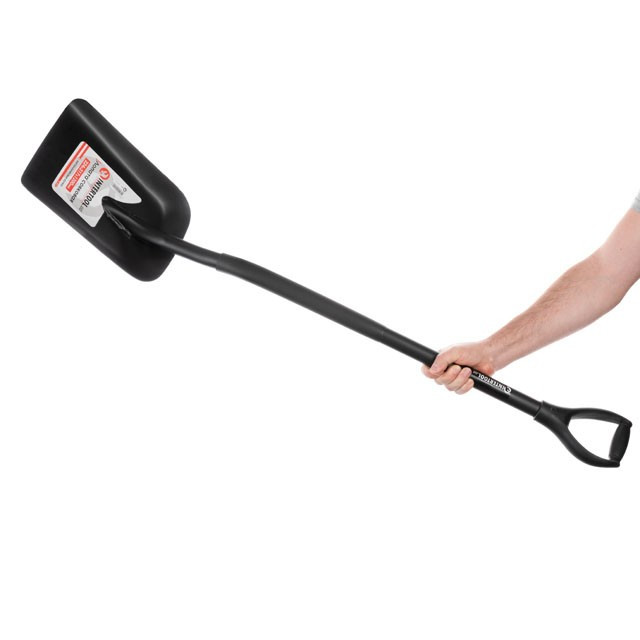 Лопата совкова, металева ручка, 224х317х1200 мм INTERTOOL FT-2012