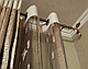 Карниз кованый для штор двойной Антик лист Розы 16мм диаметр твистер комплект, фото 7