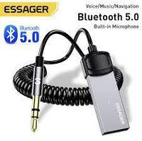 Продвинутий Bluetooth-адаптер Essager Bluetooth 5.0 з AUX-приймачем та мікрофоном для чистого звуку в автомобі